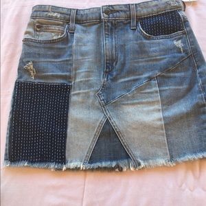 Joe’s Jeans Charlie High Rise Mini Skirt Woman W26